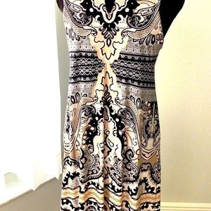 I.N.C. Sleeveless Handkerchief Hem Maxi Dress Petite Large!